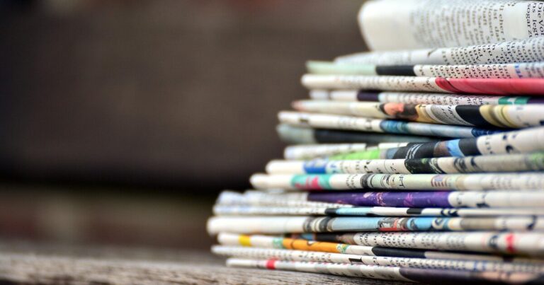 Pile de journaux